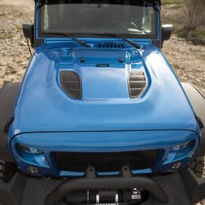 Smittybilt - Smittybilt SRC STINGRAY VENTED HOOD 07-18 JK & WRANGLER UNLTD 76400 - Image 2