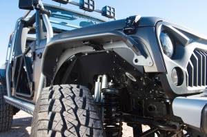 Smittybilt - Smittybilt Smittybilt ALUMINUM INNER FENDER LINER FRONT 07-18 JEEP WRANGLER JK FRONT 2/4 DO 76984 - Image 2