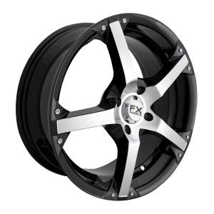 TrailFX - TrailFX 16x7 4x100mm 40mm Offset 60 Coni Seat Lug 73.00 CB Cast Alum Gloss Black 210674140 - Image 2