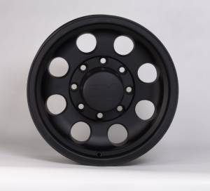 TrailFX - TrailFX 16x8 8x165.1mm 60 Coni Seat Lug -6mm Offset 130.17 CB Cast Alum Matte Black 308-6881B - Image 1