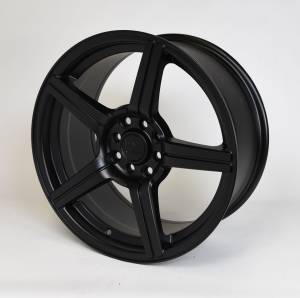 TrailFX - TrailFX 17x8 4x100mm/4x114.3mms 40mm Offset 73.10 CB Cast Alum Matte Black 780-4001-40M - Image 2