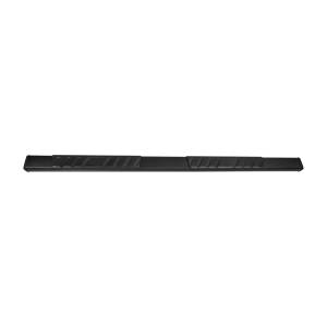 TrailFX - TrailFX 4 Inch Trapezoid Straight Pwdr Ctd Titanium Black Steel Plastic End Caps A4004B - Image 1