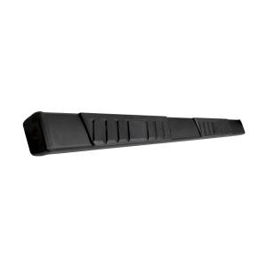 TrailFX - TrailFX 4 Inch Trapezoid Straight Pwdr Ctd Titanium Black Steel Plastic End Caps A4004B - Image 2