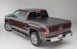 TrailFX - TrailFX Hard Tri Fold Low Profile Lockable Using Tailgate Handle Lock Fiber Reinforced TFX5521 - Image 1