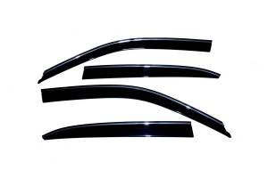 Auto Ventshade (AVS) - Auto Ventshade (AVS) LOW-PROFILE VENTVISR 4PC SMOKE WITH CHROME TRIM 794006 - Image 1