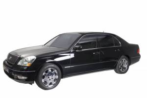Auto Ventshade (AVS) - Auto Ventshade (AVS) LOW-PROFILE VENTVISR 4PC SMOKE WITH CHROME TRIM 794006 - Image 2