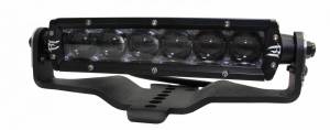 Go Rhino - Go Rhino Jeep Wrangler JL, JLU & JT Hood hinge Mount for a 6" Single Row LED Bar x 2 731060T - Image 2