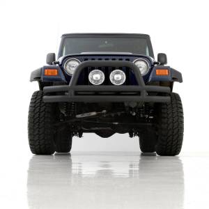 Smittybilt - Smittybilt Tubular Bumper - Front - W/ Hoop - Black Textured JB48-FT - Image 4