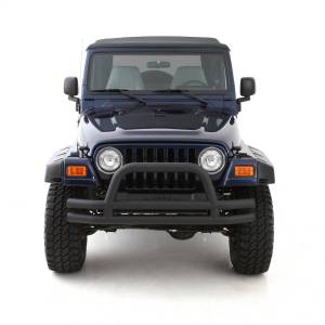 Smittybilt - Smittybilt Tubular Bumper - Front - W/ Hoop - Black Textured JB48-FT - Image 6