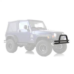 Smittybilt - Smittybilt Tubular Bumper - Front - W/ Hoop - Gloss Black JB48-F - Image 4