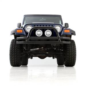 Smittybilt - Smittybilt Tubular Bumper - Front - W/ Hoop - Gloss Black JB48-F - Image 5