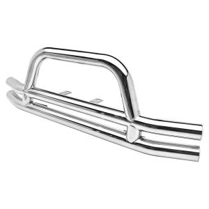 Smittybilt - Smittybilt Tubular Bumper - Front - W/ Hoop - Stainless Steel JB44-FS - Image 2