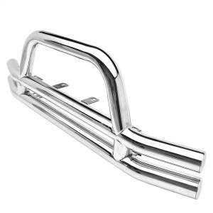 Smittybilt - Smittybilt Tubular Bumper - Front - W/ Hoop - Stainless Steel JB44-FS - Image 8