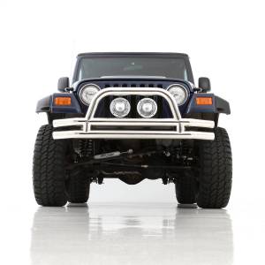 Smittybilt - Smittybilt Tubular Bumper - Front - W/ Hoop - Stainless Steel JB48-FS - Image 5