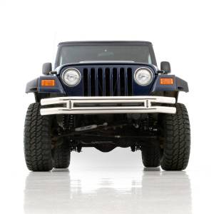 Smittybilt - Smittybilt Tubular Bumper - Front - W/O Hoop - Stainless Steel JB44-FNS - Image 5