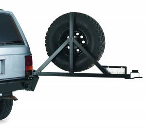 Warn - Warn Mounts to 62947 Rear Bumper; Up to 37 Inch Tire; Black; Steel; Direct-Fit 63253 - Image 2