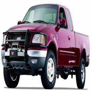 Warn - Warn Short Powder Coated Black W/O Brush Guard, Skid Plate, Step Plate 38060 - Image 1