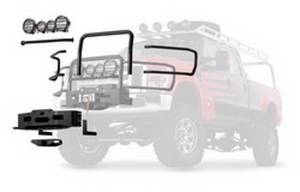 Warn - Warn Without Insert Bars; Powder Coated; Black; Grille Guard Required 94165 - Image 1